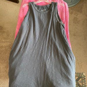 Gray Tank Dress